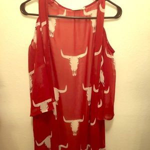 Burnt orange longhorn cover